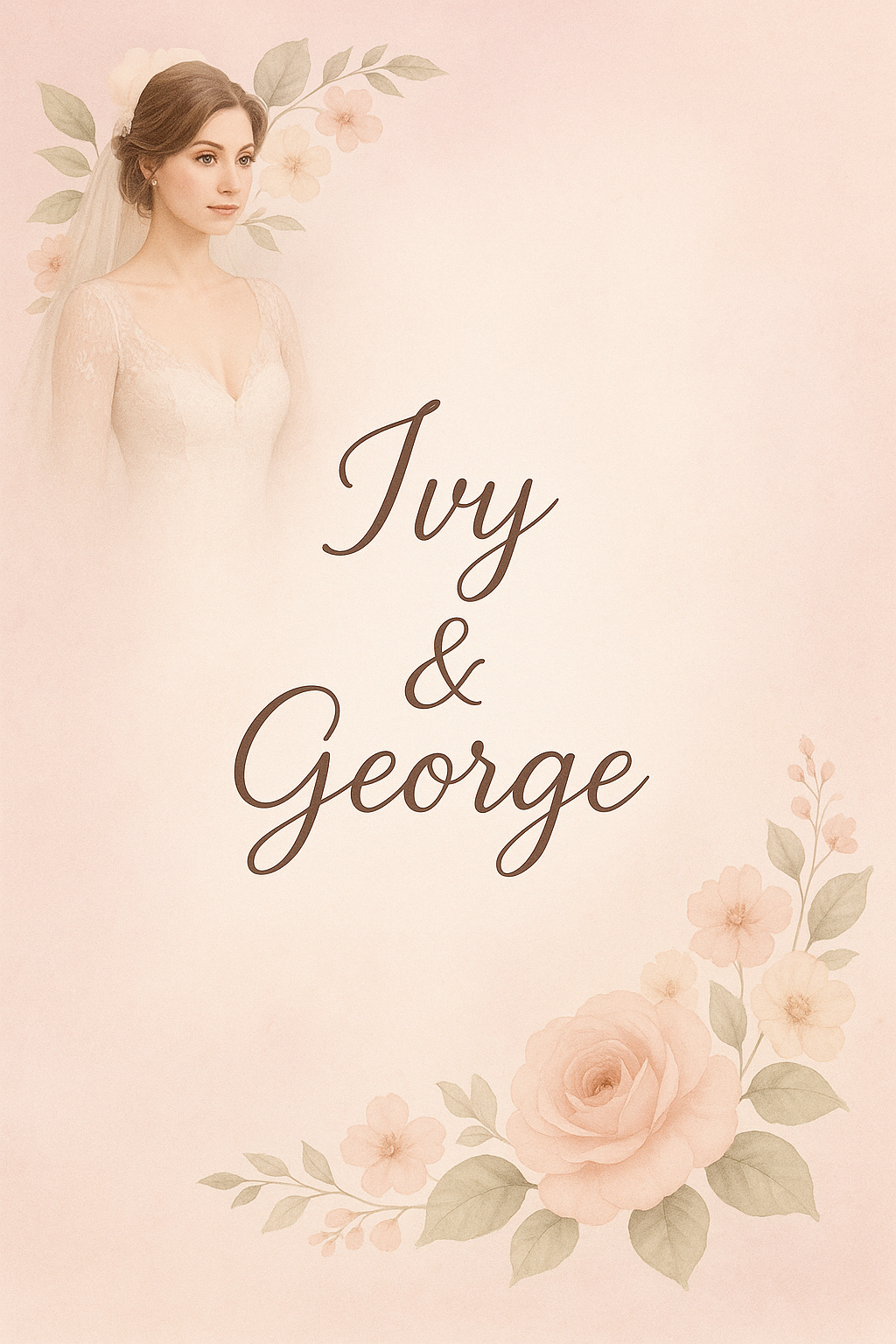 Ivy & George — elegant floral wedding visual